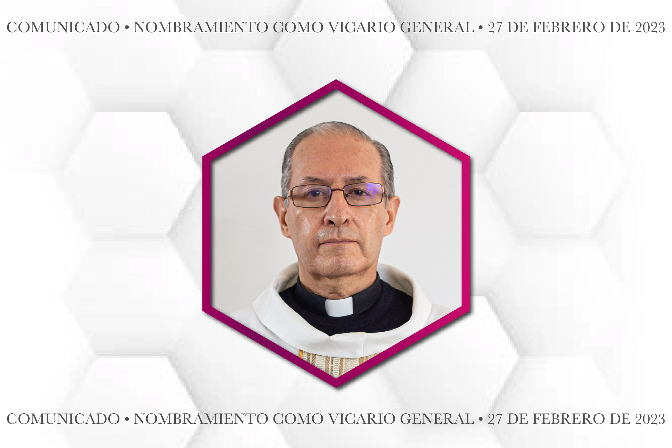 Nombramiento como Vicario General