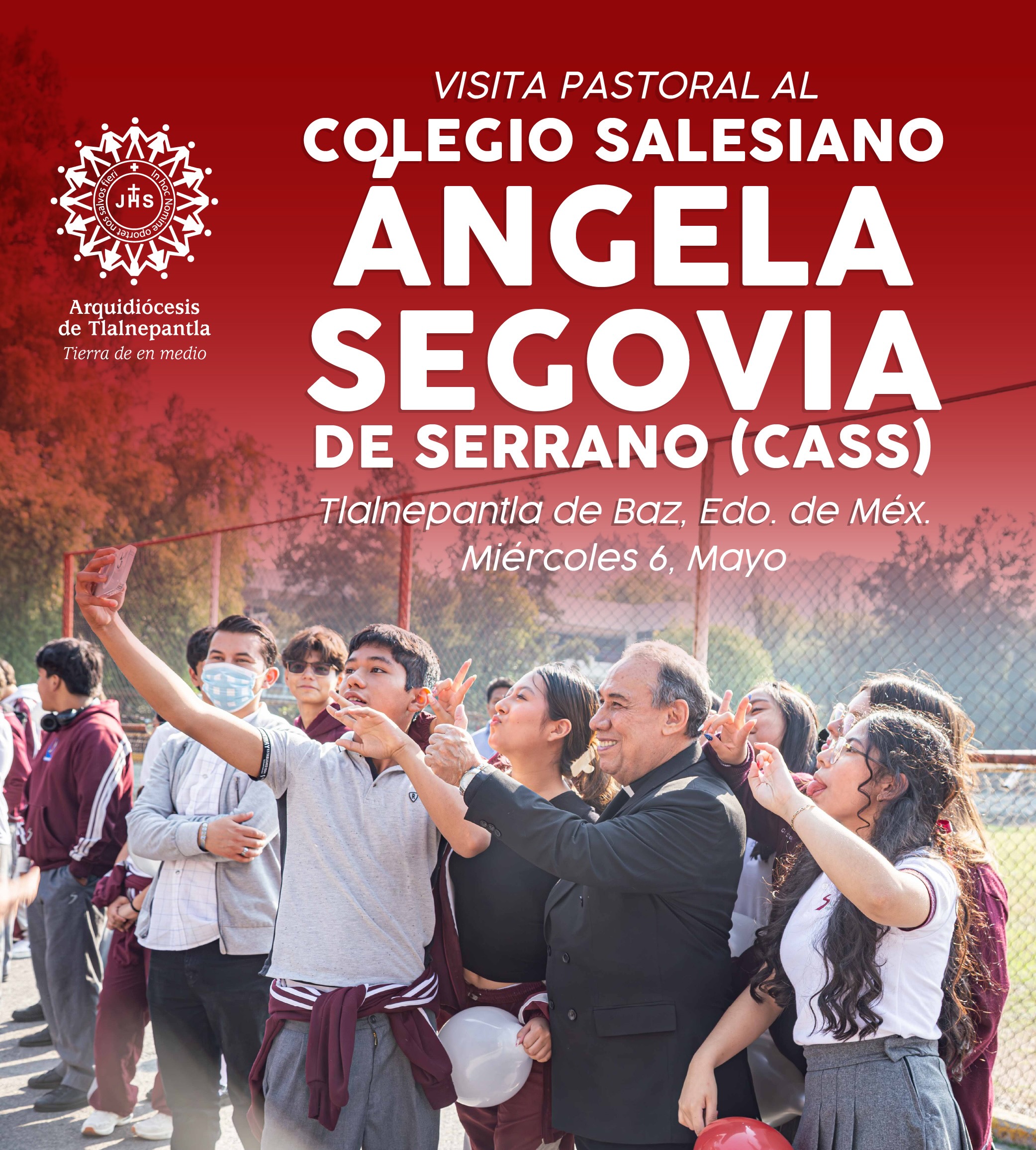 VISITA PASTORAL AL COLEGIO SALESIANO ÁNGELA SEGOVIA DE SERRANO